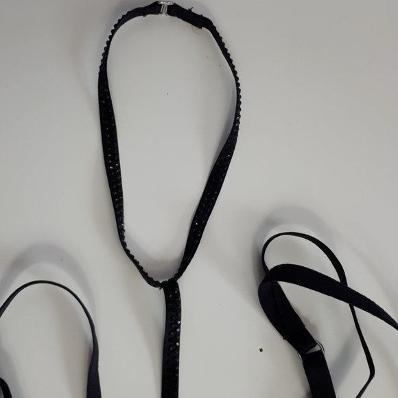 La Senza red and black lace strappy bra - Picture 4 of 7